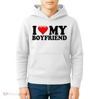 I Love My Boyfriend Kids Hoodie thumb 4
