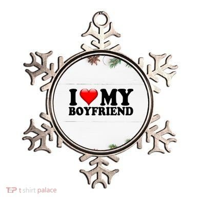 I Love My Boyfriend Ornament