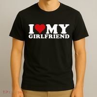 I Love My Girlfriend Gf I Heart My Girlfriend GF T-Shirt thumb 3