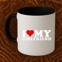 I Love My Girlfriend Gf I Heart My Girlfriend GF Coffee Mug thumb 2