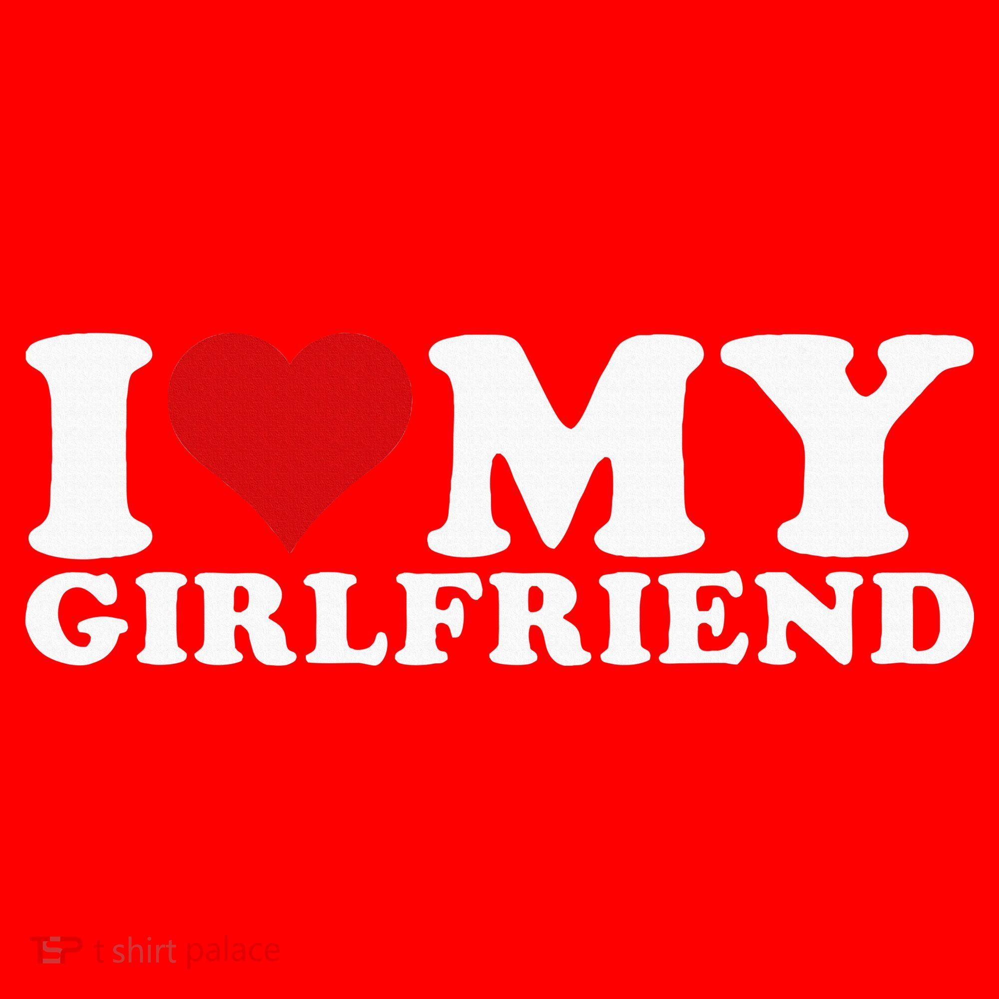 I Love My Girlfriend Gf I Heart My Girlfriend GF Santa Hat