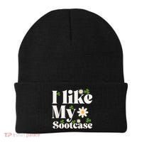 I Like My Suitcase Funny Sootcase Viral Meme Beanie thumb 0