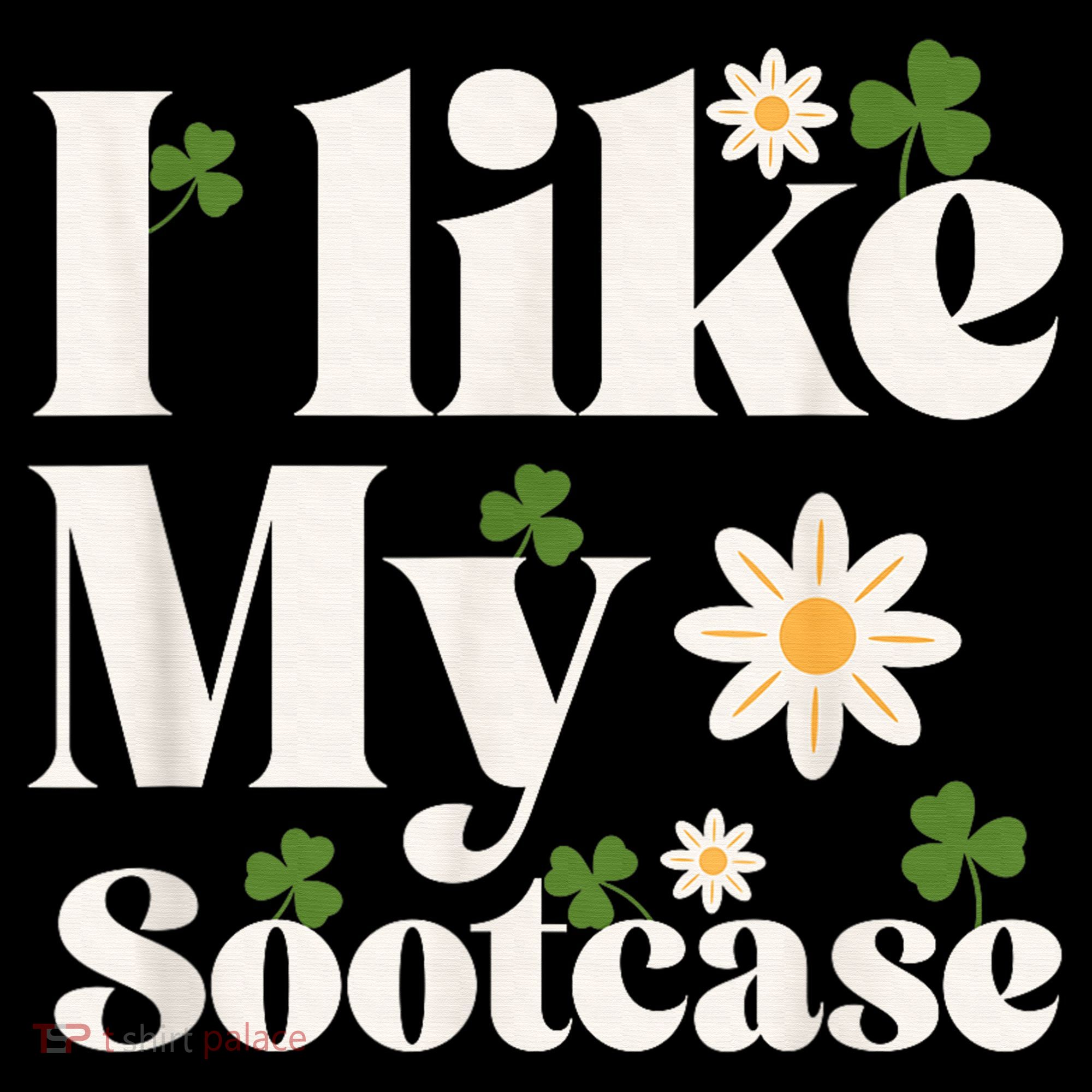 I Like My Suitcase Funny Sootcase Viral Meme Women's Hoodie