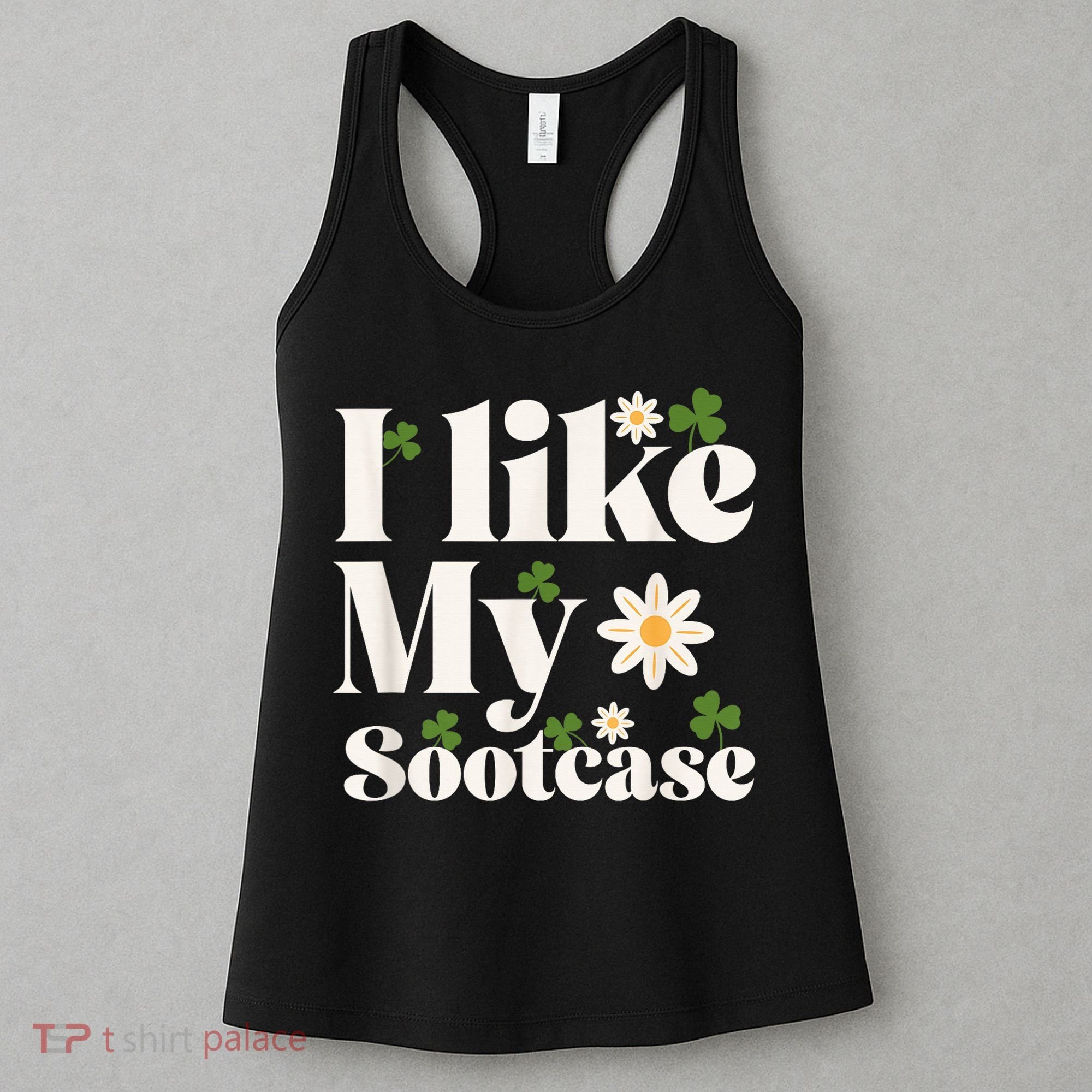 I Like My Suitcase Funny Sootcase Viral Meme Women's Tank Top