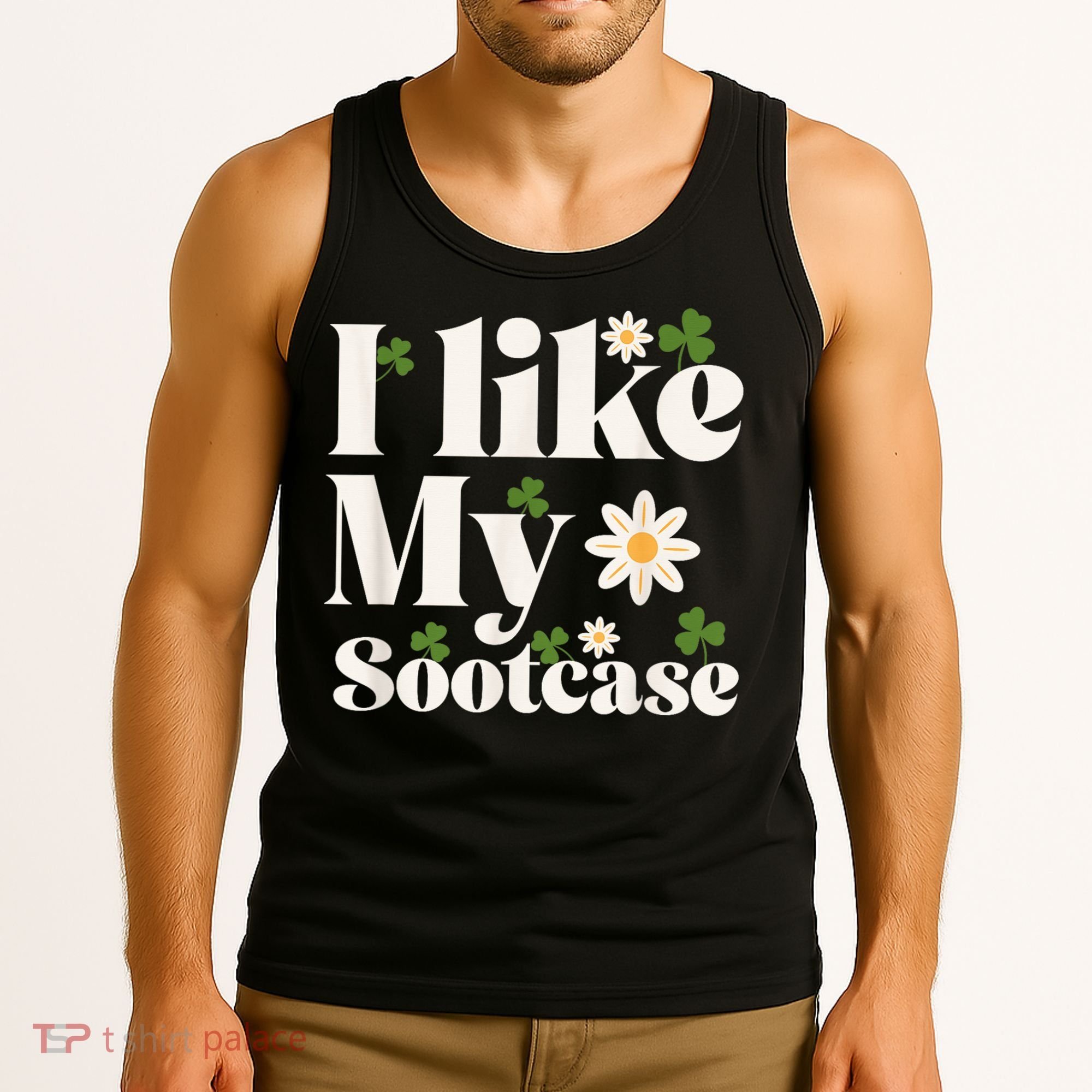 I Like My Suitcase Funny Sootcase Viral Meme Tank Top