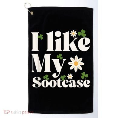 I Like My Suitcase Funny Sootcase Viral Meme Golf Towel