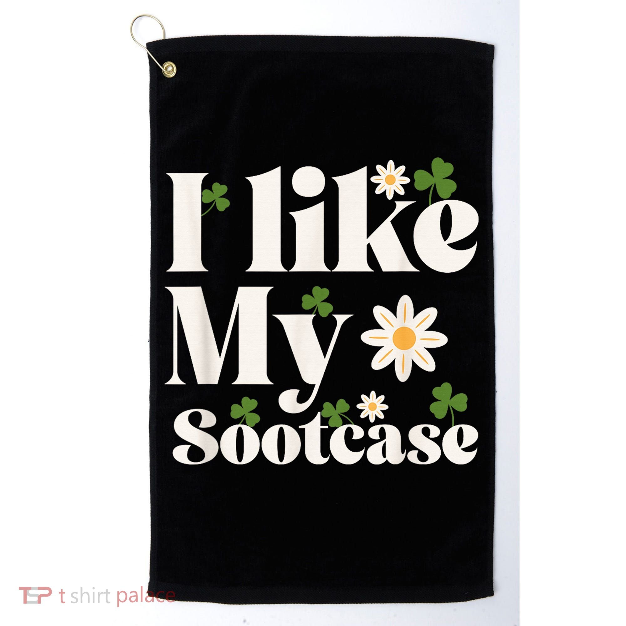 I Like My Suitcase Funny Sootcase Viral Meme Golf Towel