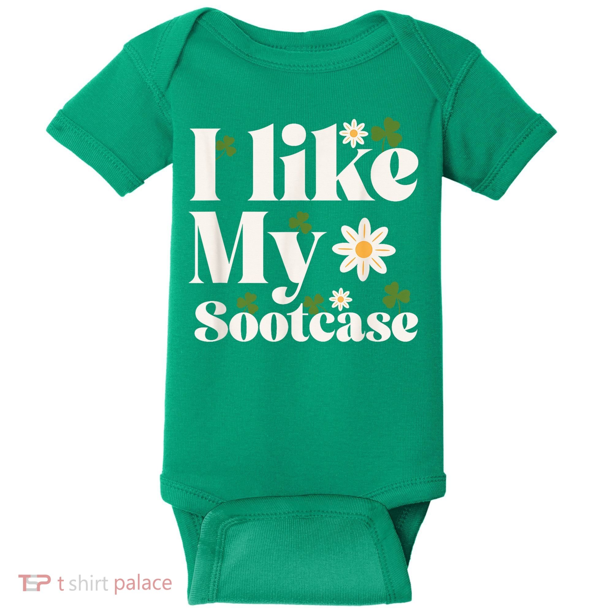 I Like My Suitcase Funny Sootcase Viral Meme Baby Bodysuit