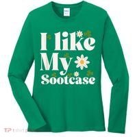 I Like My Suitcase Funny Sootcase Viral Meme Women's Long Sleeve Shirt thumb 0