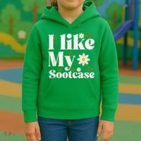 I Like My Suitcase Funny Sootcase Viral Meme Kids Hoodie thumb 3