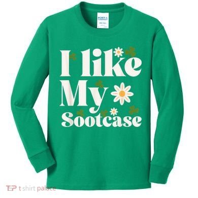 I Like My Suitcase Funny Sootcase Viral Meme Kids Long Sleeve Shirt