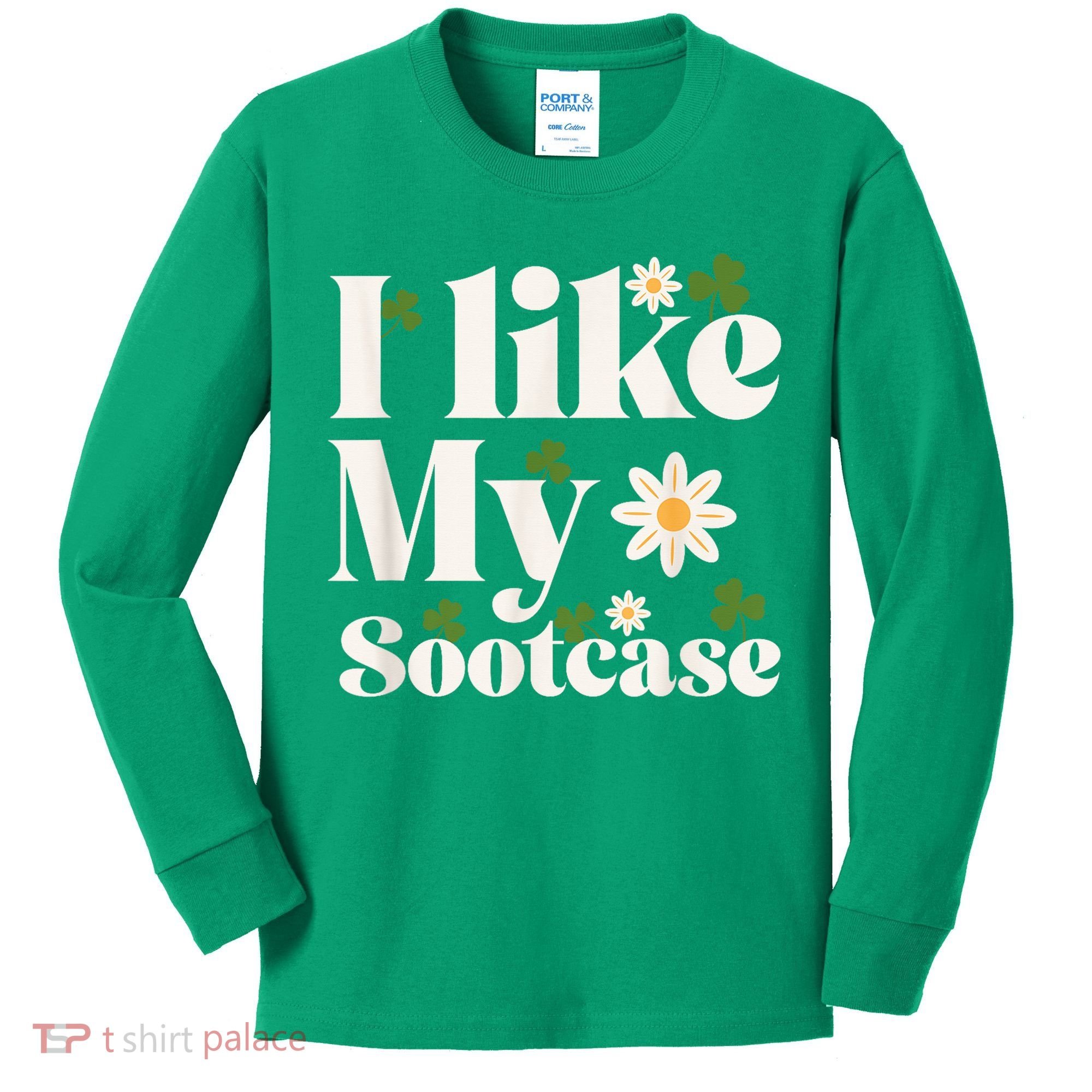 I Like My Suitcase Funny Sootcase Viral Meme Kids Long Sleeve Shirt