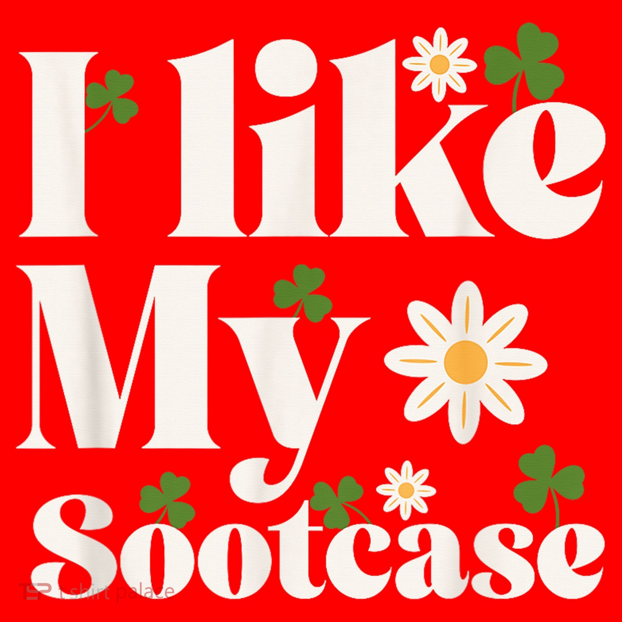 I Like My Suitcase Funny Sootcase Viral Meme Santa Hat