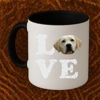 I Love My Yellow Lab Funny Gift Labrador Retriever Dog Gift Coffee Mug thumb 2