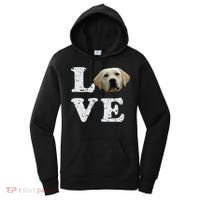 I Love My Yellow Lab Funny Gift Labrador Retriever Dog Gift Women's Hoodie thumb 0