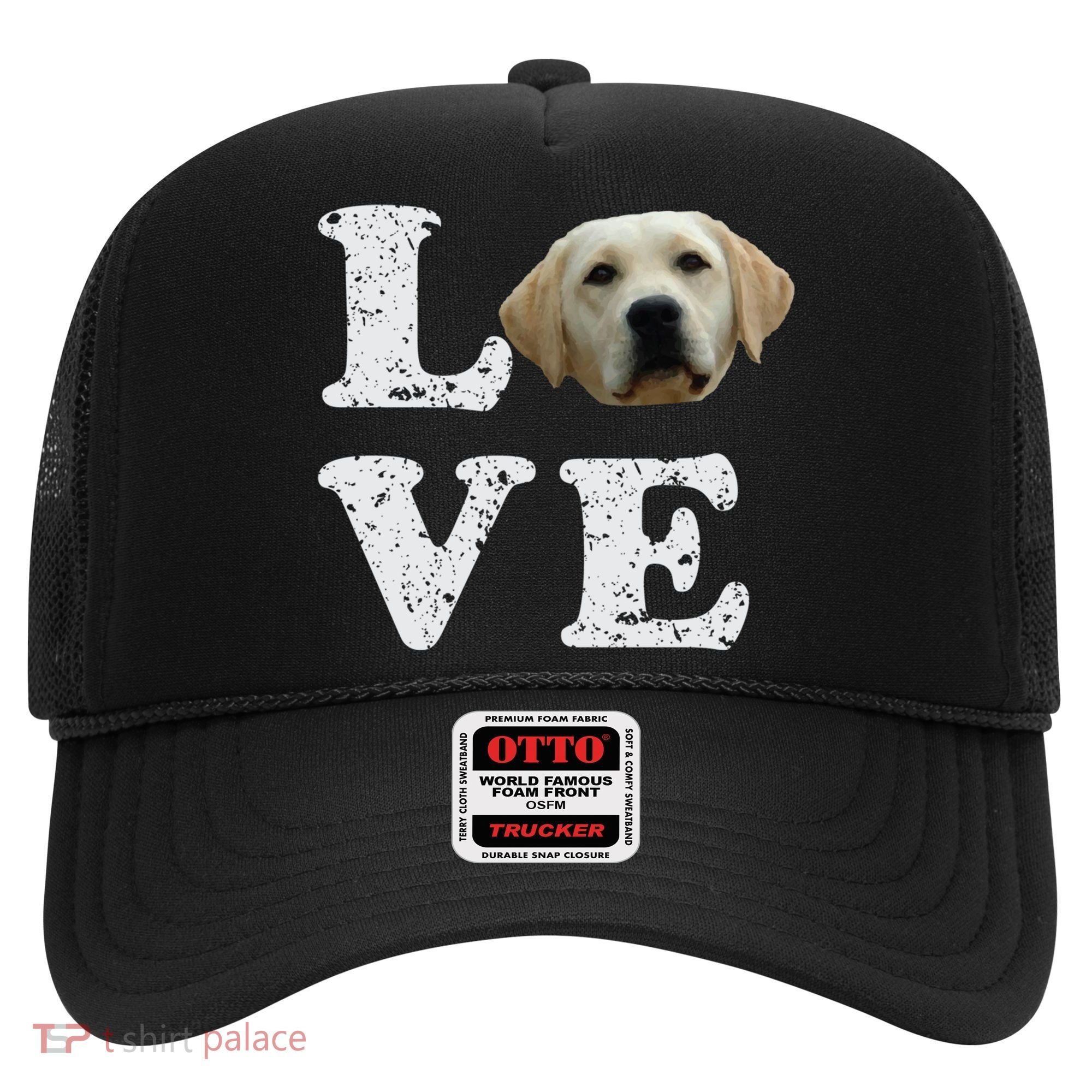 I Love My Yellow Lab Funny Gift Labrador Retriever Dog Gift Hat