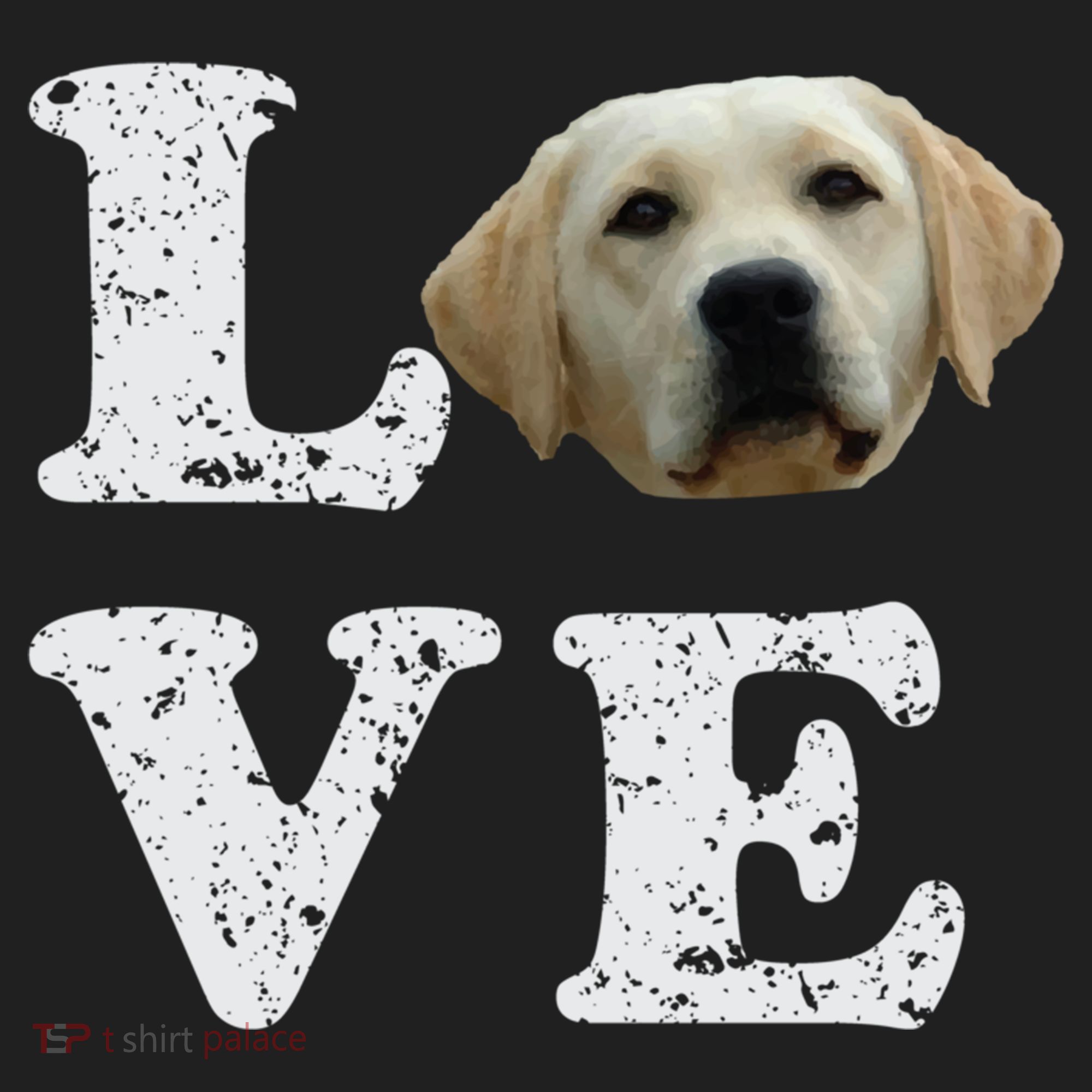 I Love My Yellow Lab Funny Gift Labrador Retriever Dog Gift Golf Towel