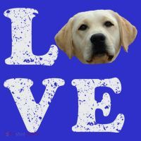 I Love My Yellow Lab Funny Gift Labrador Retriever Dog Gift Mousepad thumb 1