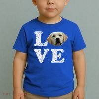 I Love My Yellow Lab Funny Gift Labrador Retriever Dog Gift Toddler T-Shirt thumb 2