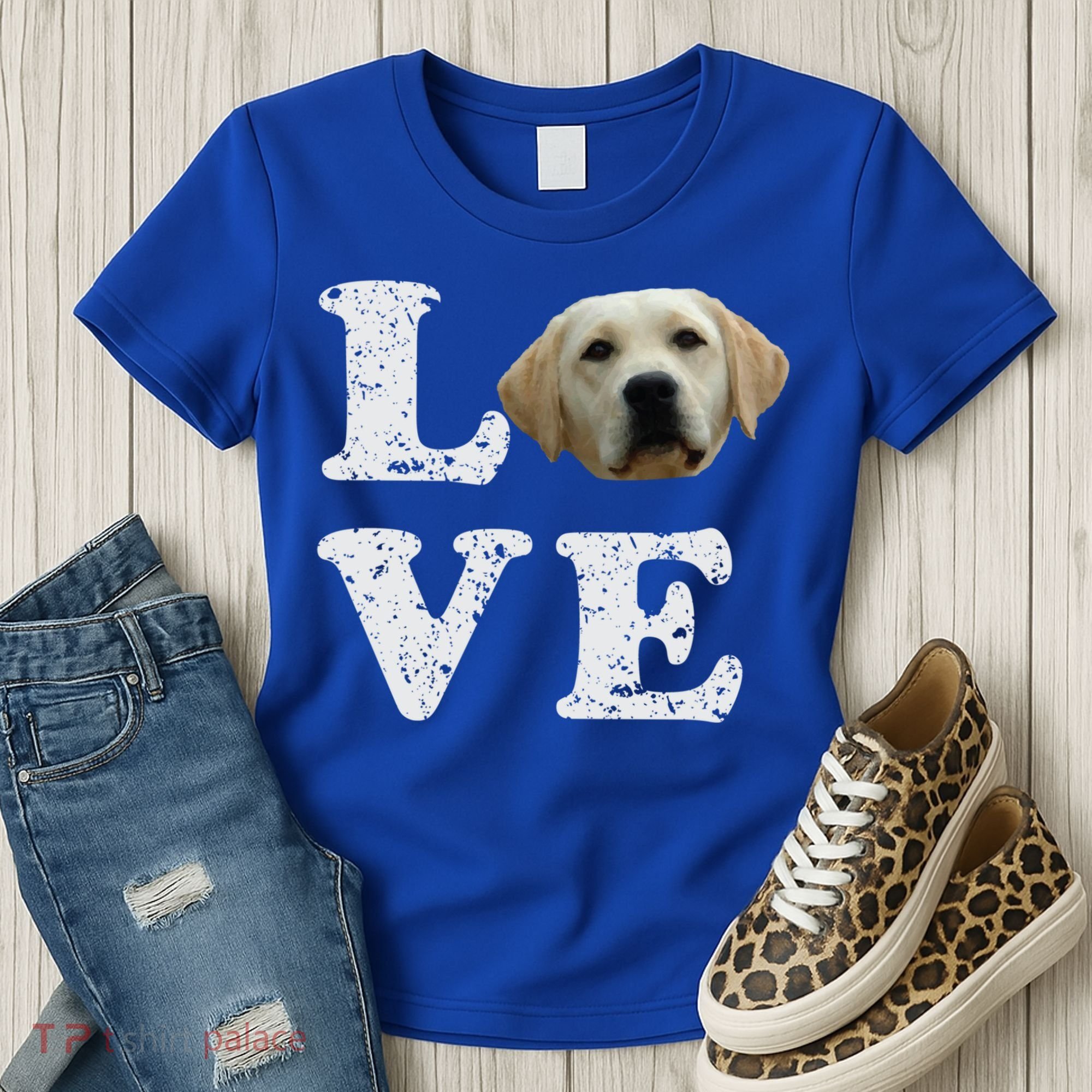 I Love My Yellow Lab Funny Gift Labrador Retriever Dog Gift Women's T-Shirt