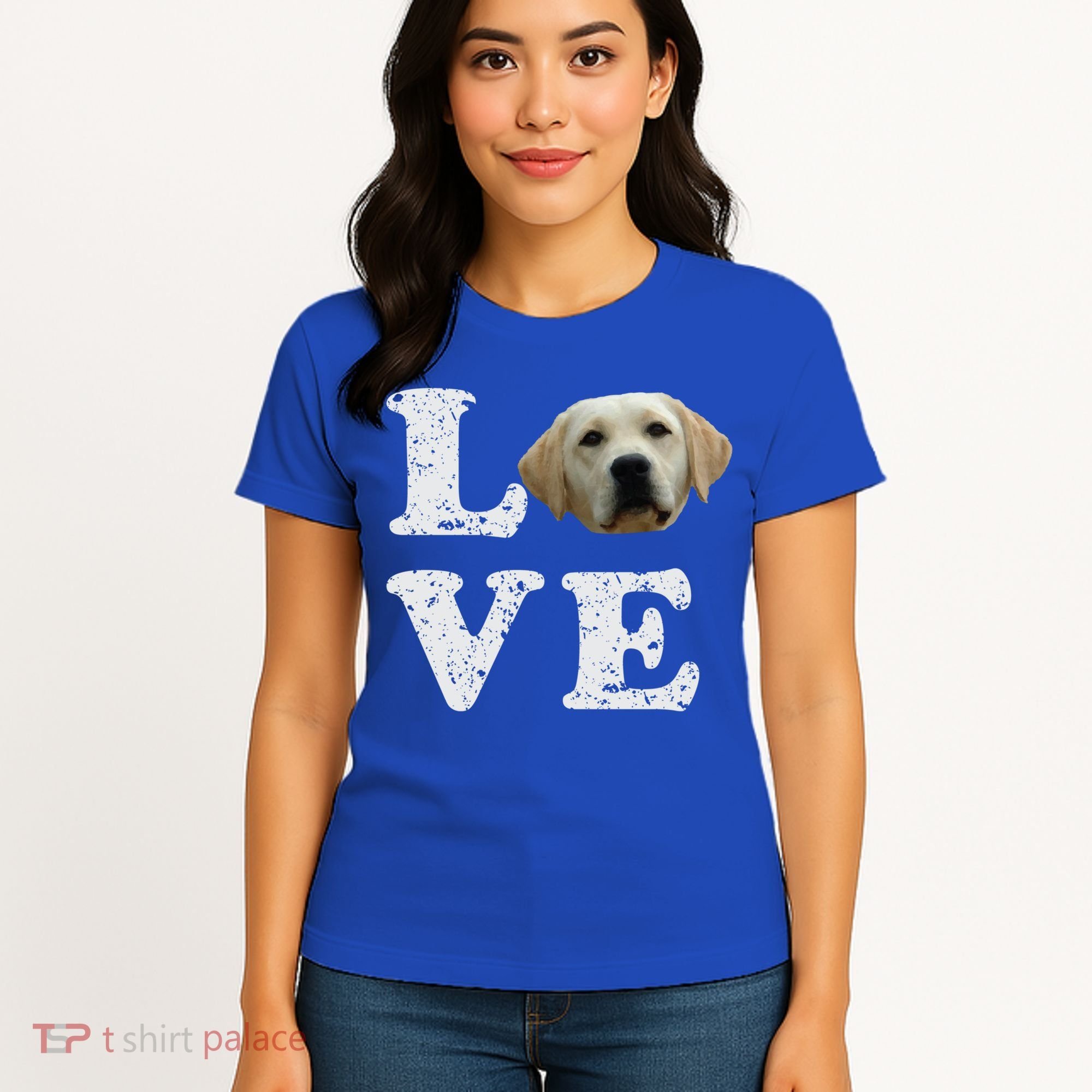 I Love My Yellow Lab Funny Gift Labrador Retriever Dog Gift Women's T-Shirt
