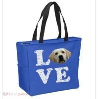 I Love My Yellow Lab Funny Gift Labrador Retriever Dog Gift Tote Bag thumb 2
