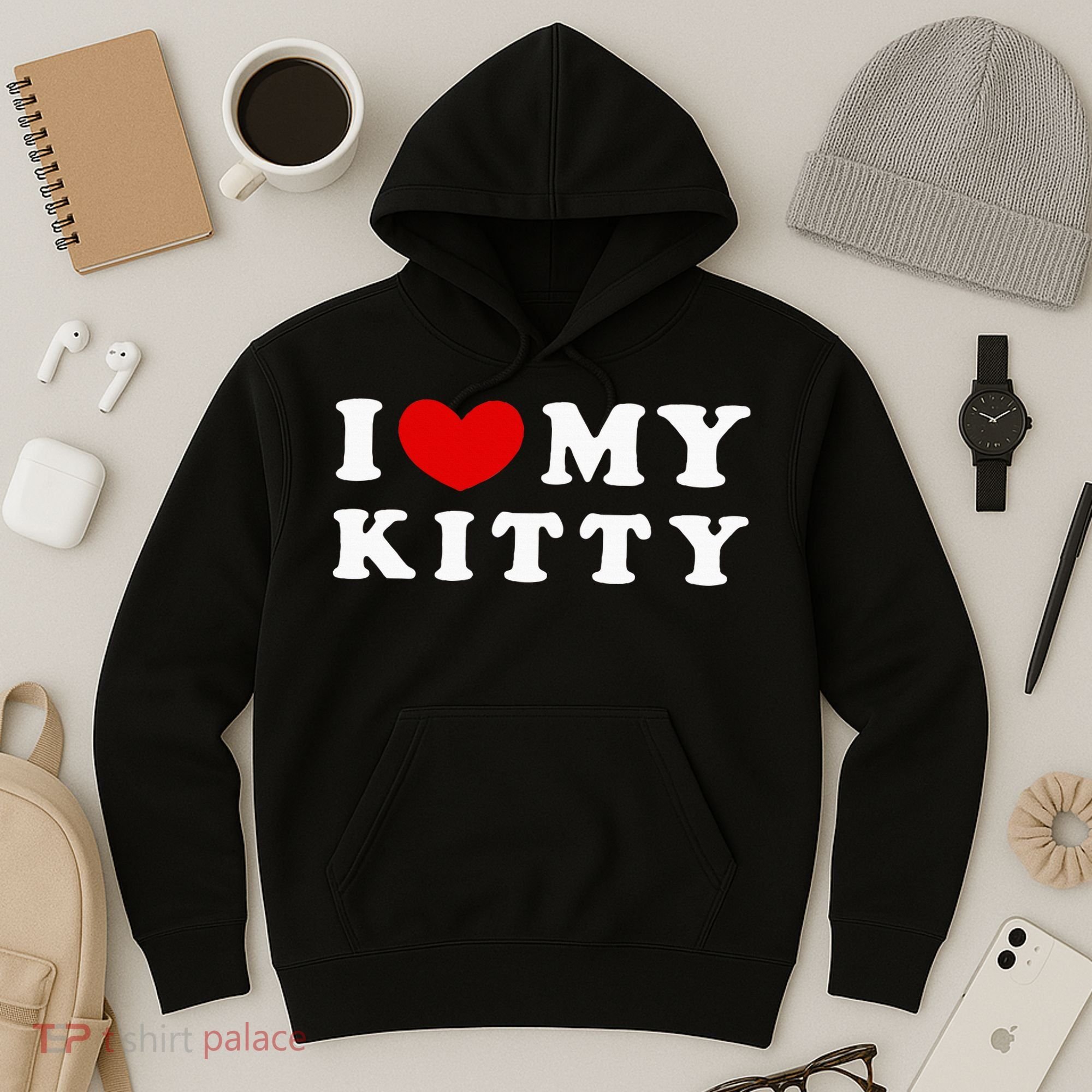 I Love My Kitty Hoodie