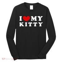 I Love My Kitty Long Sleeve Shirt thumb 0