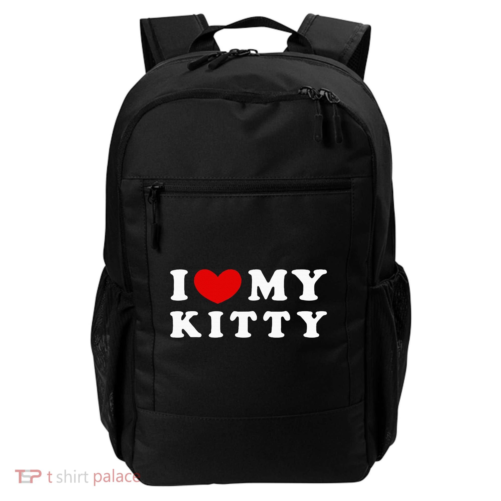 I Love My Kitty Backpack