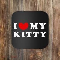 I Love My Kitty Coaster thumb 0