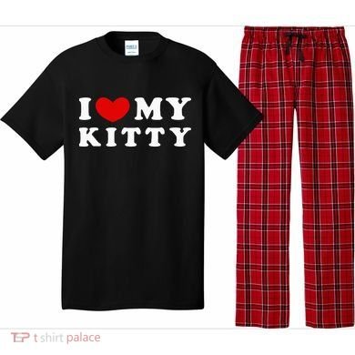 I Love My Kitty Pajama Set