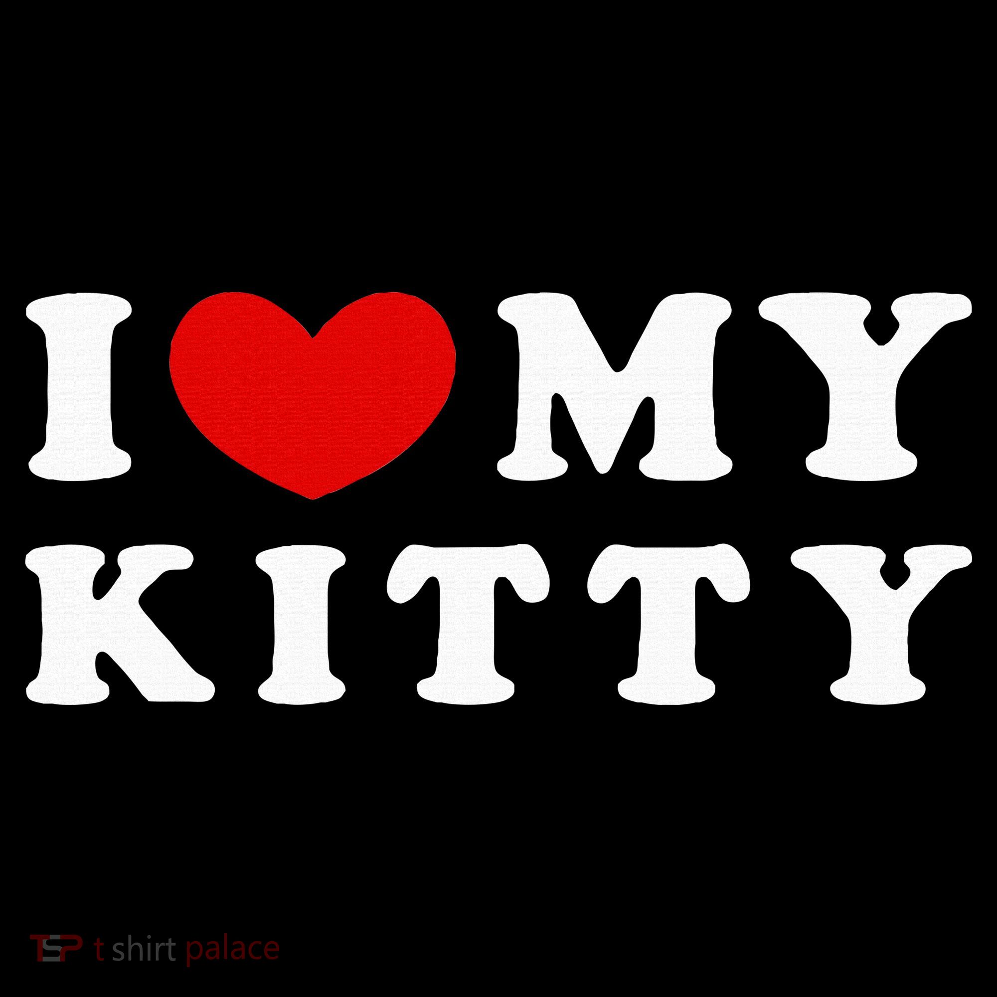 I Love My Kitty Women's Hoodie