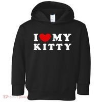 I Love My Kitty Toddler Hoodie thumb 0