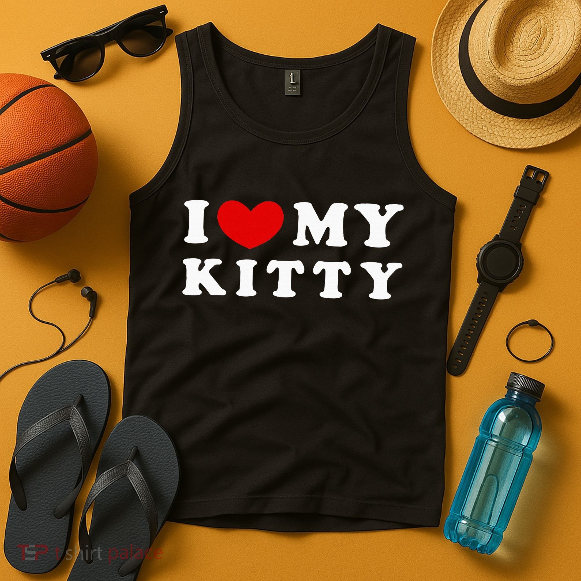 I Love My Kitty Tank Top