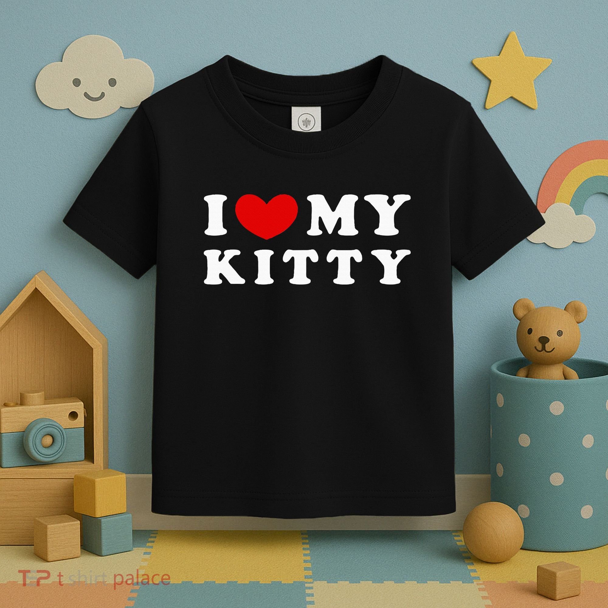 I Love My Kitty Toddler T-Shirt