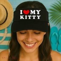 I Love My Kitty Visor thumb 2