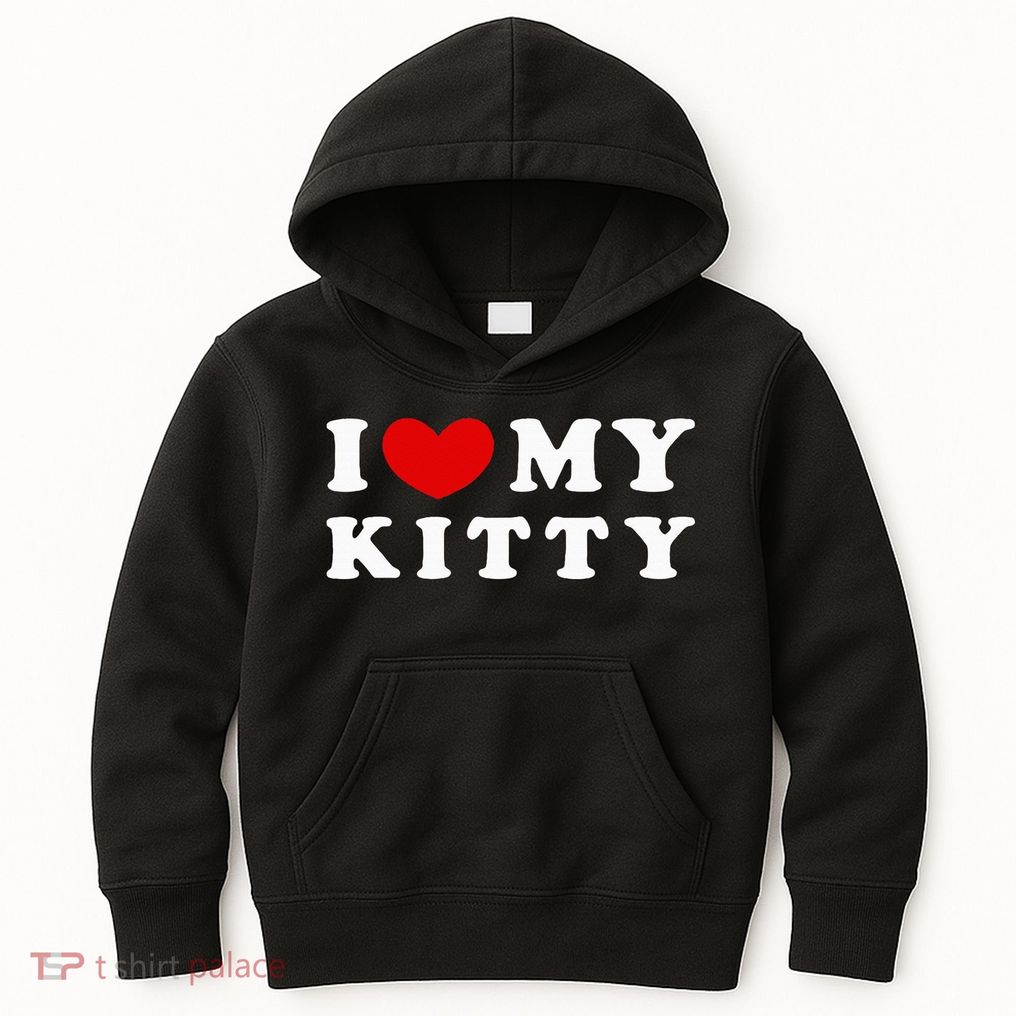I Love My Kitty Kids Hoodie