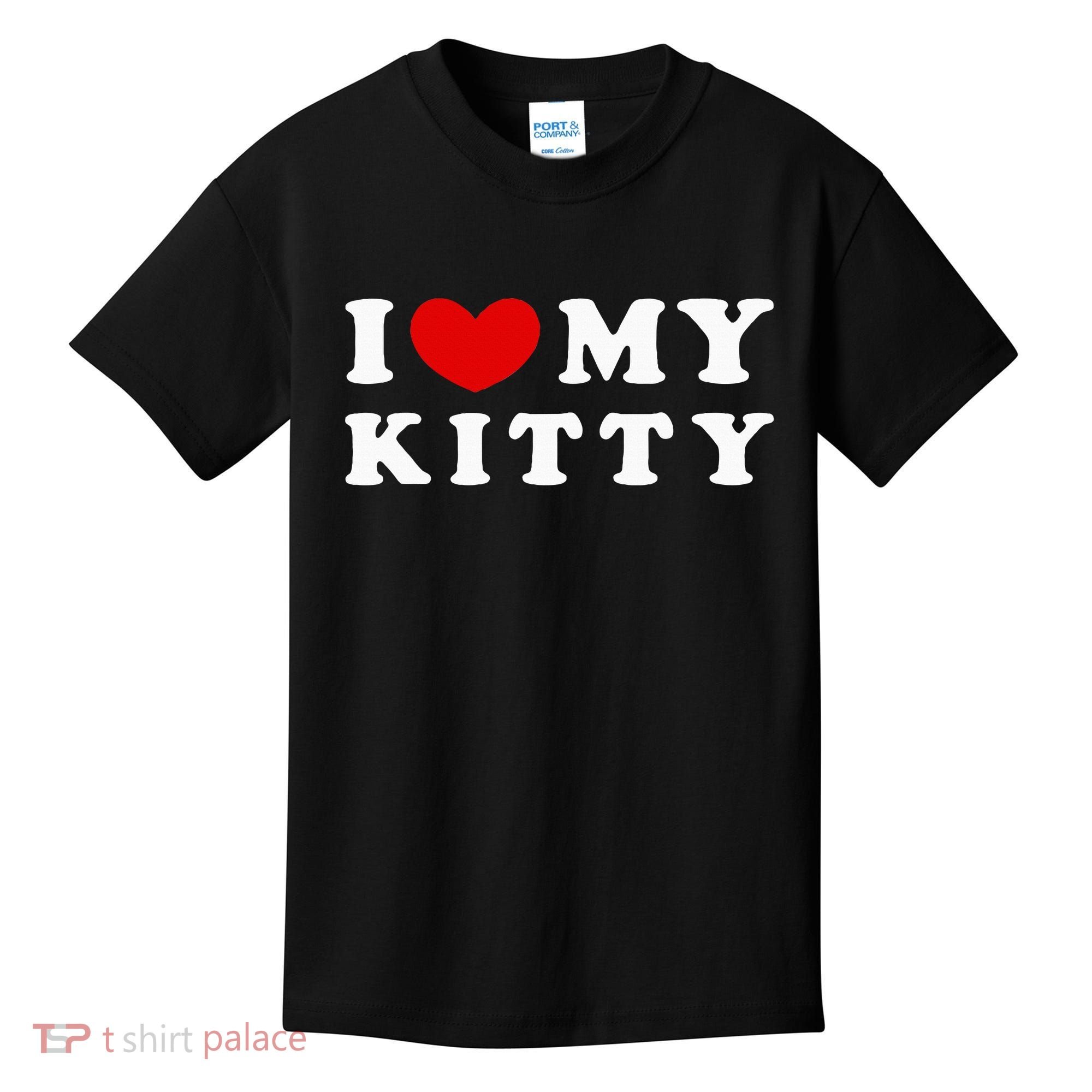 I Love My Kitty Kids T-Shirt
