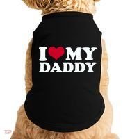 I Love My Daddy Doggie Tank thumb 0