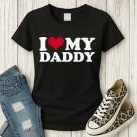 I Love My Daddy Women's T-Shirt thumb 3