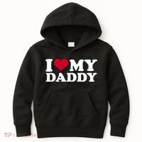 I Love My Daddy Kids Hoodie thumb 0