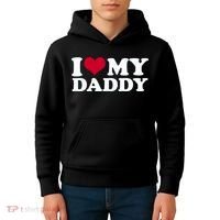 I Love My Daddy Kids Hoodie thumb 4