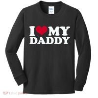 I Love My Daddy Kids Long Sleeve Shirt thumb 0