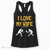 I Love My Wife Padel Platform Tennis Paddleball Padel Women's Tank Top thumb 0