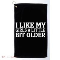 I Like My A Little Bit Older Funny Golf Towel thumb 0