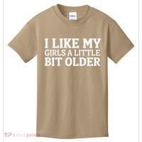 I Like My A Little Bit Older Funny Kids T-Shirt thumb 0