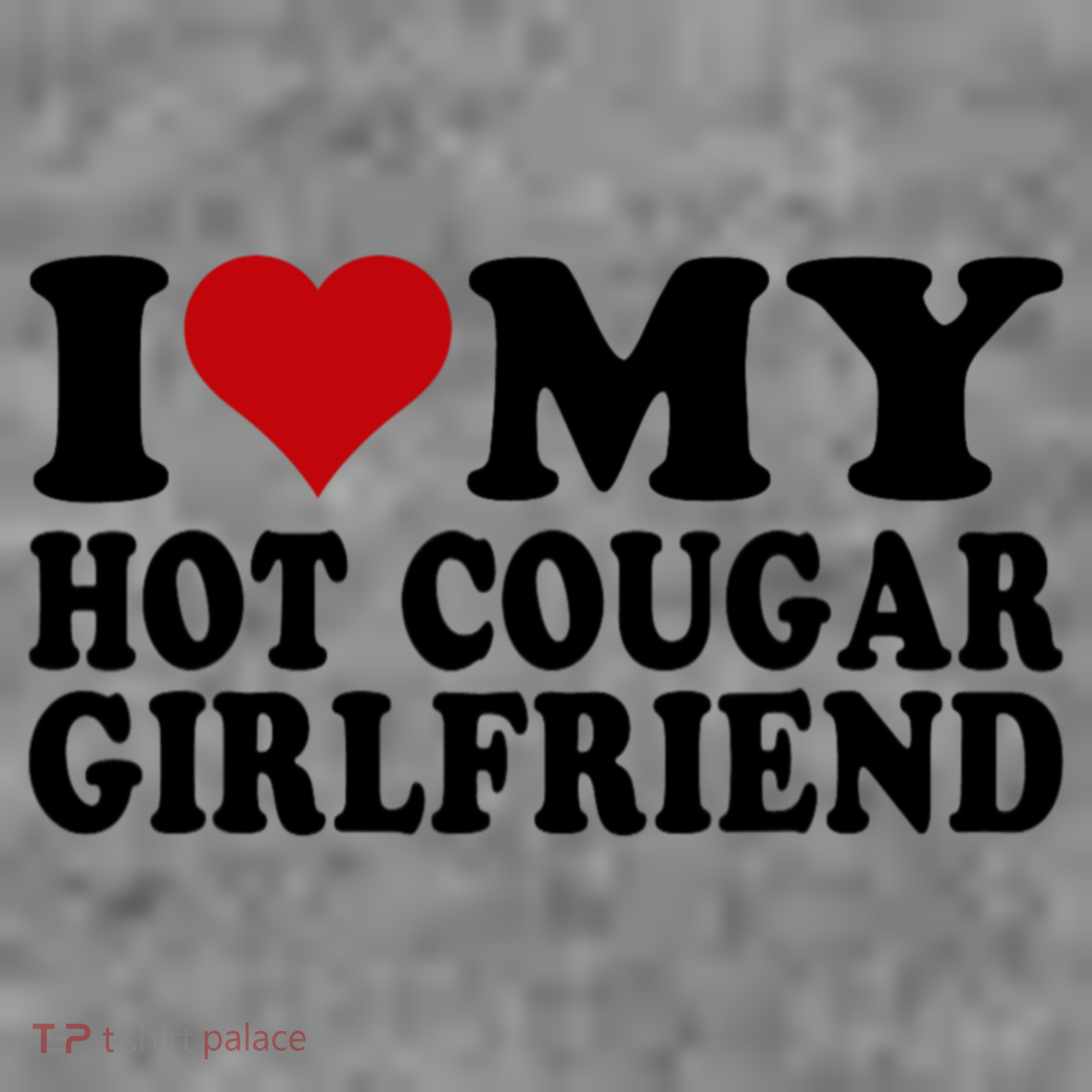 I Love My Hot Cougar Girlfriend I Heart My Cougar Girlfriend Tank Top