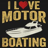 I Love Motor Boating Funny Boater Funny Gift Pajama Set thumb 2