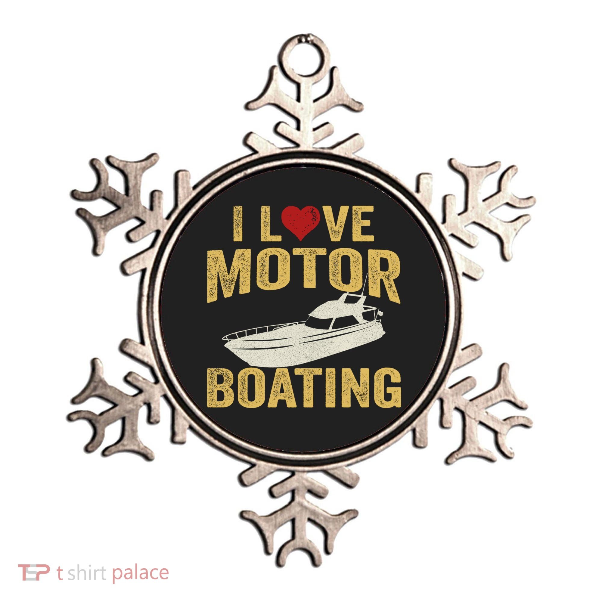 I Love Motor Boating Funny Boater Funny Gift Ornament