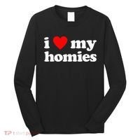 I Love My Homies Best Friend Long Sleeve Shirt thumb 0
